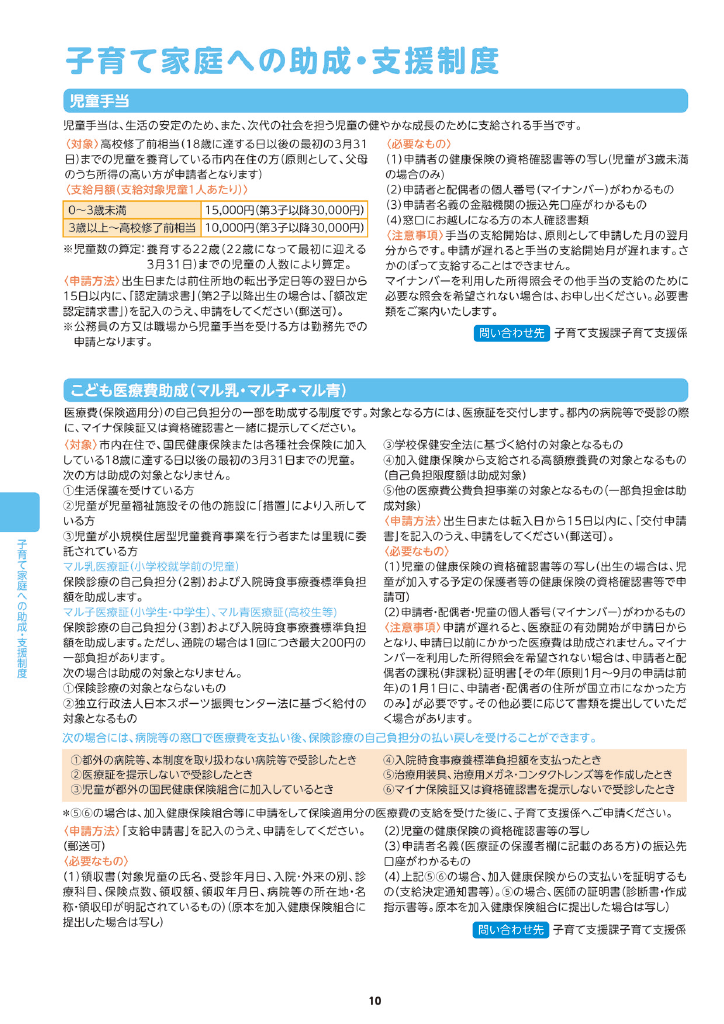 子育てサポートブック ページ15